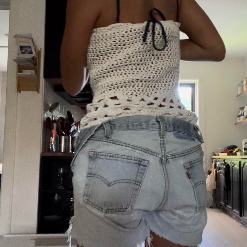 White Crochet Skirt - Picture 5 of 6